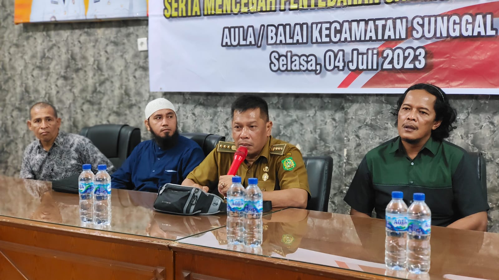 Kegiatan sosialisasi Bersama menolak paham Radikalisme serta mencegah penyebaran jaringan terorisme (04/07)